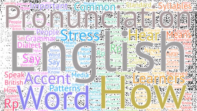 pronunciation english