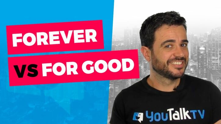 Diferencias entre forever y for good: La portada del vídeo de YouTube de Carlos