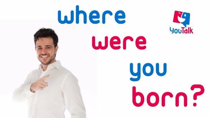 Imagen para el artículo sobre el verbo to born