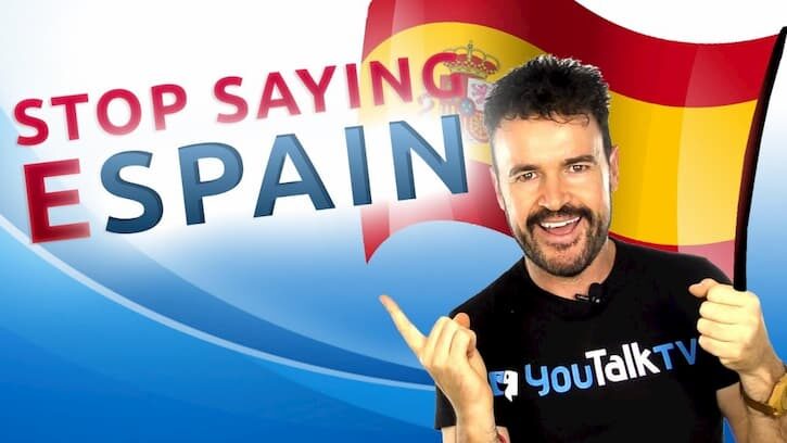 No digas espain ni estop: Portada del vídeo YouTube de Fran