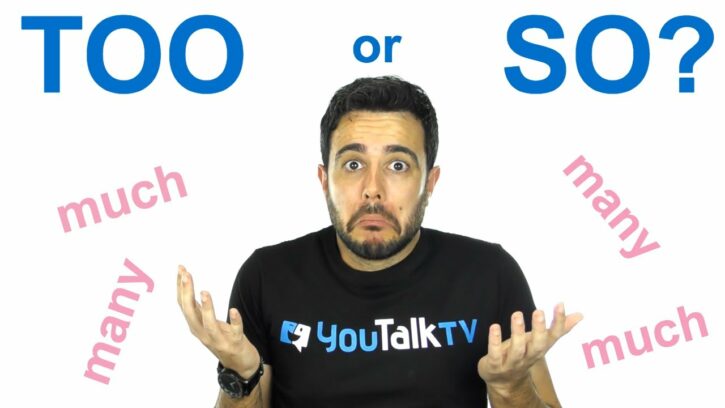 too y so en inglés