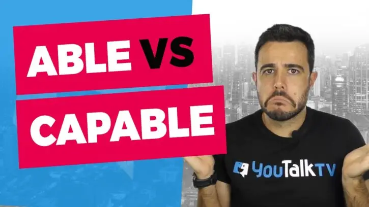 Able vs Capable ¿Las sabes utilizar?: Portada del vídeo del canal de YouTube