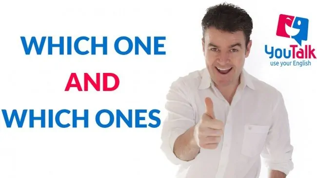 Uso de which one y which ones en inglés - YouTalk TV Plus
