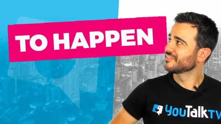 Cómo usar el verbo To Happen: Portada del vídeo del canal de YouTube de Carlos