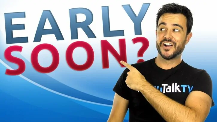 Cómo diferenciar early y soon: Portada del vídeo de Carlos de YouTube