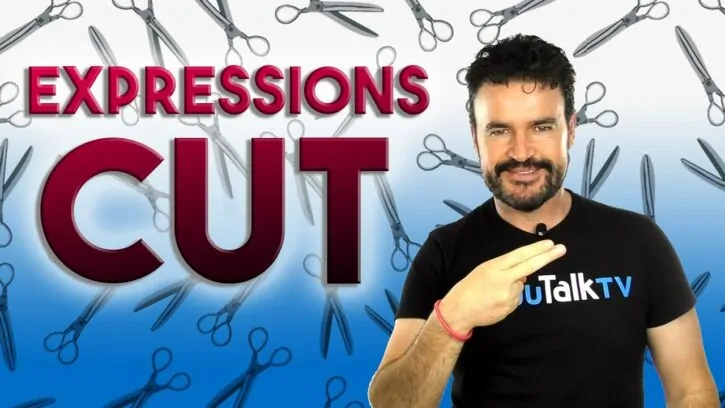 imagen para ilustra el artículo sobre expresiones con el verbo to cut