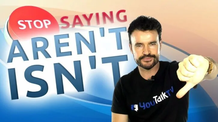 foto para ilustrar el artículo sobre aren't e isn't en inglés