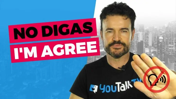 Estar de acuerdo en inglés: Poratda del vídeo de YouTube de Fran sobre maneras alternativas de decir I'm agree